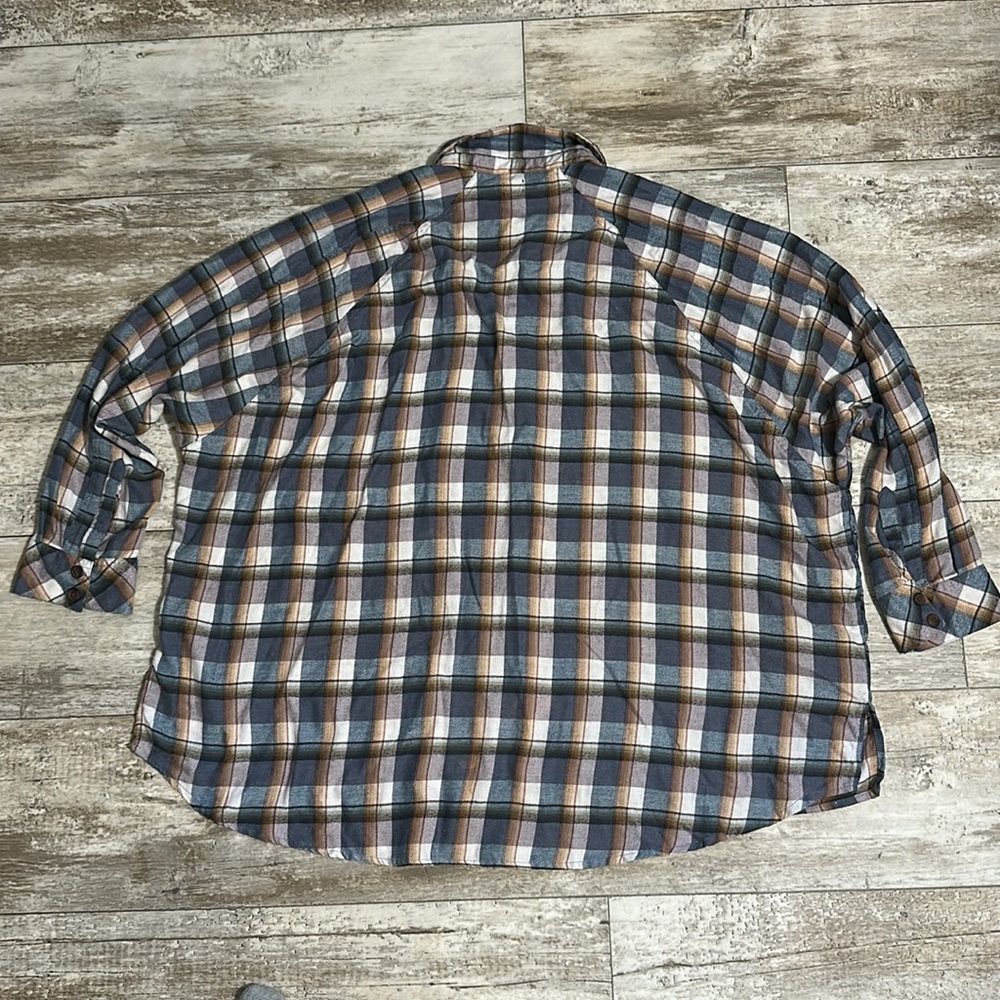 BDG Urban Outfitters Oversized Brendan Women’s Flannel Shirt - Picture 7 of 13